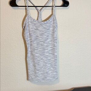 lululemon athletica Light Gray Strappy Camisole